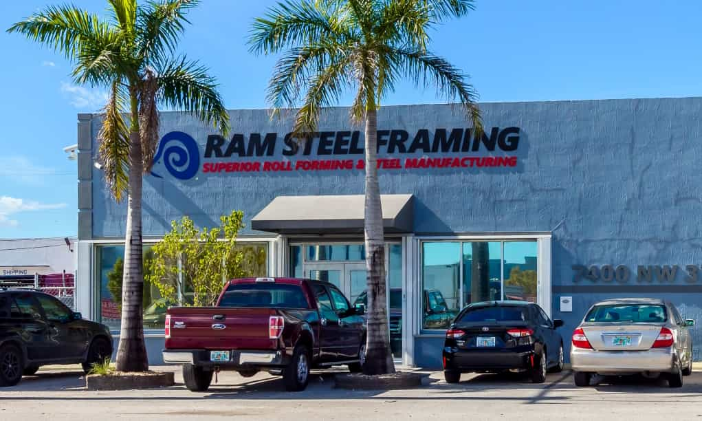 RAM Steel Framing Headquarters in Hialeah Miamia Florida